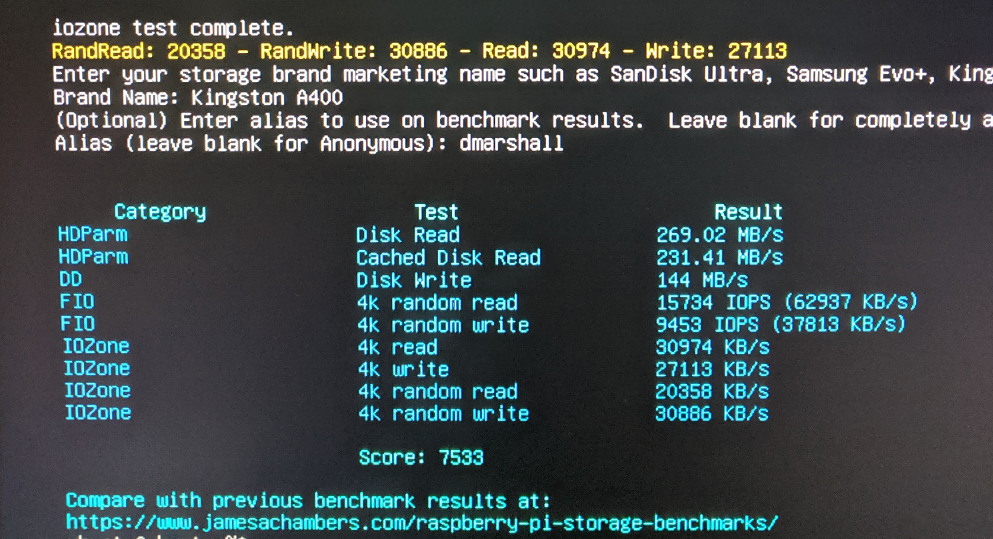 A400 benchmark